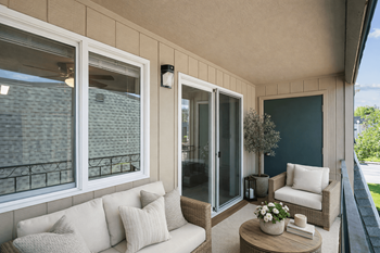 Private patios & balconies